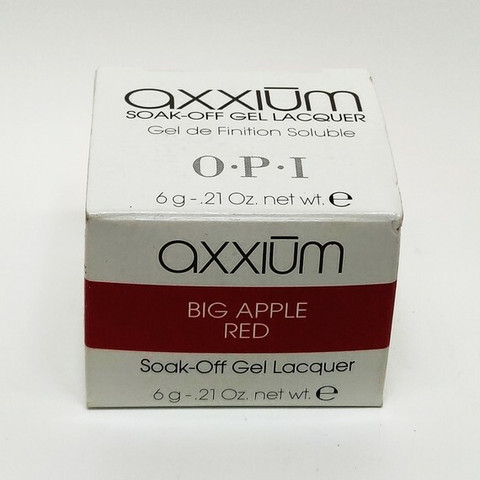 Axxium Soak-Off Gel Big Apple Red 6g