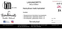 Lahjakortti DeLux Edition kahdelle -  bm Day Spassa