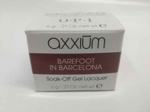 Axxium Soak-Off Gel Barefoot In Barcelona 6g