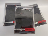 Hair Contrast - Ponytail Black