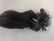 Hair Contrast - Ponytail - Black - Curly