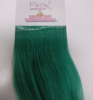 Hair Contrast - Flex - Aitohius - Green - 40cm - Curly