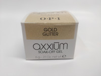 Axxium Soak-Off Gel Gold Glitter 6g