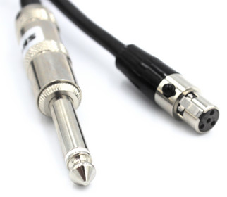 Linjajohto miniXLR 4napainen - 6,3mm
