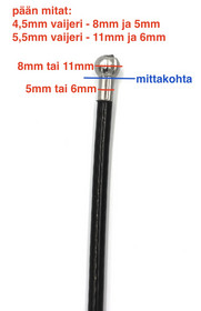 F3 - pallopääte - silmukkapääte / pallo -