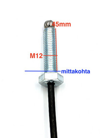 J3 - M12 kierrepääte - silmukkapääte/pallo -