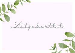 Lahjakortit