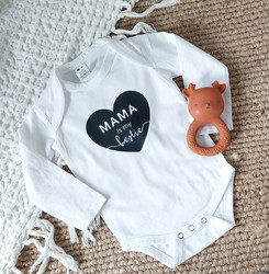 Mama is my bestie -vauvan body