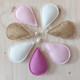 Pisara -viiri, glitteri-pinkki, PikkuMari