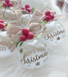 Baby's First Christmas 2023, joulupallo -PikkuMari