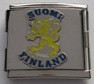 Suomen Leijona yhdistelmäpala, 18x18 mm