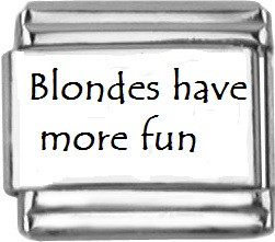 Blondes have more fun