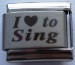 I love to sing
