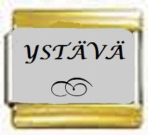 YSTÄVÄ,  kullanväriset reunat