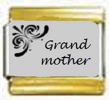 Grandmother, kullanväriset reunat