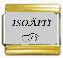 ISOÄITI, kullanväriset reunat