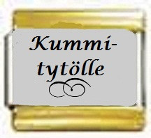 Kummitytölle, kullanväriset reunat
