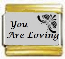 You Are Loving, kullanväriset reunat