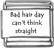 Bad hair day can't think straight