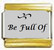 Be Full of, kullanväriset reunat