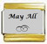 May All, kullanväriset reunat