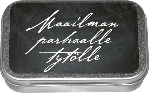 LAKRITSIPASTILLIT PELTIRASIASSA, MAAILMAN PARHAALLE TYTÖLLE