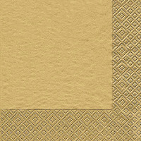 SERVETTI, KULTA 25X25 CM.