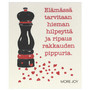 TISKIRÄTTI RAKKAUSPIPPURIA