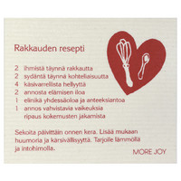TISKIRÄTTI RAKKAUDEN RESEPTI