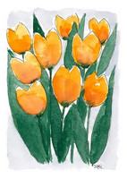 KORTTI, Keltaiset tulppaanit, 2-osainen
