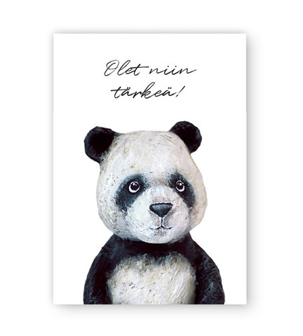 POSTIKORTTI, PIKO-PANDA