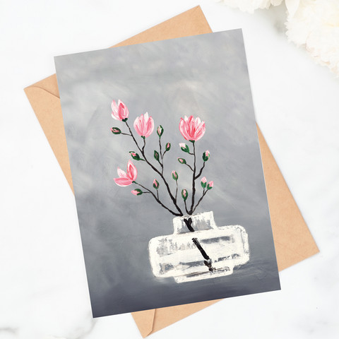 POSTIKORTTI, MAGNOLIA