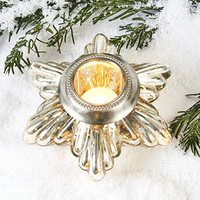 LÄMPÖKYNTTILÄLASI TÄHTI, 14CM