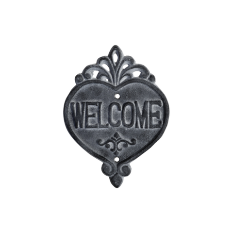 WELCOME-KYLTTI, ANTIIKINHARMAA 18cm