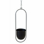 METALLIAMPPELI SOIKEA, MUSTA Ø 16 cm
