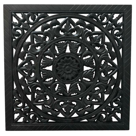 ORNAMENTTI TAULU, MUSTA 40 x 40cm