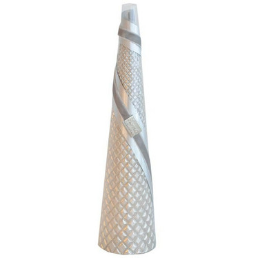 KARTIOKYNTTILÄ, HOPEA 25cm