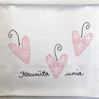 TYYNYLIINA, KAUNIITA UNIA, VAAL PUN 50x60cm