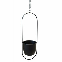 METALLIAMPPELI SOIKEA, MUSTA Ø 16 cm