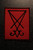 Sigil of Lucifer - red (patch)