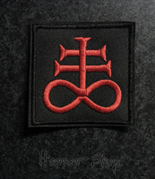 Leviathan cross patch, punainen