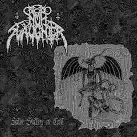 NunSlaughter / Krieg ‎– Satan Shitting On Cunt / Flesh Descending LP 7'' (used)
