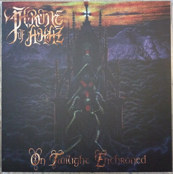 Throne Of Ahaz ‎– On Twilight Enthroned (LP, New) - Horror-Shop verkkokauppa