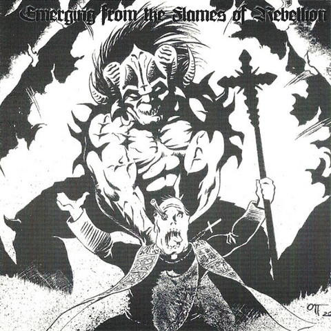 Black Metal compilation - Emerging from the Flames of Rebellion (CD, Käytetty)