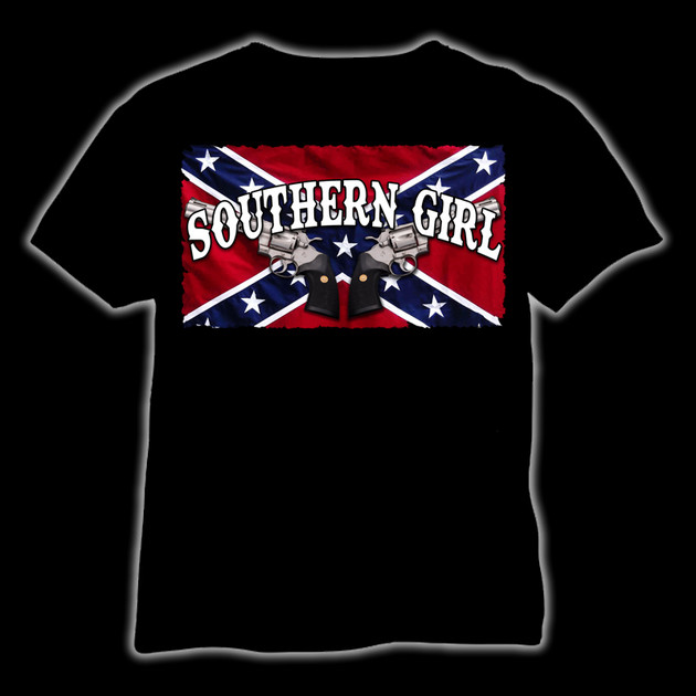 Southern Girl, black (T-shirt, Ladyfit & Tanktop) - Horror-Shop ...