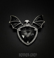 Vampire brooch, black