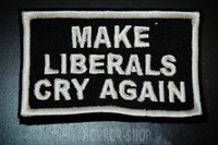 Make liberals cry again kangasmerkki