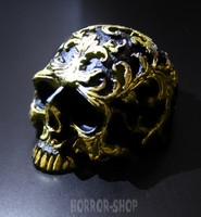 Gold plated skull