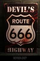 Devils route 666 -kyltti