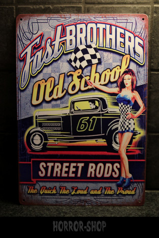 Fast brothers old school -sign